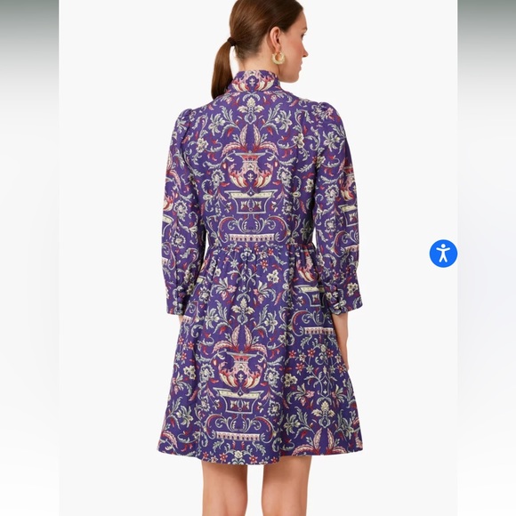 Avignon Aubergine Eliana Dress - size xs - Picture 4 of 5